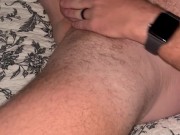 Husband jerks off while wife is away 4/16