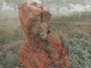 British Slut Belle O'Hara needs cock in her mouth whatever the weather 5/16