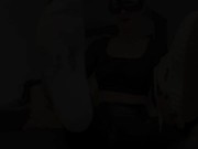 Kneel down and be good, then the mistress will let you smell her sweaty soles! 4/16