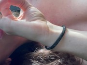 POV Nessa Ryans squats over your face and fingers her hairy pussy until a GUSHING squirt 💦 15/16