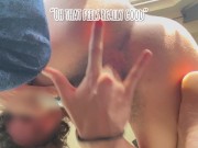 POV Nessa Ryans squats over your face and fingers her hairy pussy until a GUSHING squirt 💦 8/16