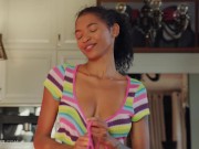 ULTRAFILMS Very hot Colombian model with great tits and ass Barbie Rous having fun on camera 1/16