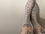 scratchy socks fetish ASMR 2/16