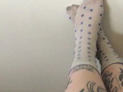 scratchy socks fetish ASMR 7/16