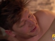 Fake Hostel - Virgin Backpacker has pussy penetrated in threesome with guy who just got! 11/16