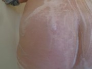 BBC Dildo Stretches Curvy Brunette In Shower 8/16