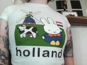 no bra wearing a tight shirt 10/16