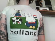 no bra wearing a tight shirt 11/16