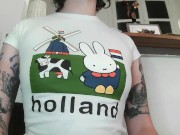 no bra wearing a tight shirt 6/16