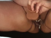 BBW masturbates and cums, can you feel her pleasure? 14/16