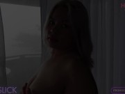 Tina Slick - Pinay slut got risky doing a vibrator review at a public sauna | Honey Play Box 1/16