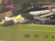 ASMR bad graffiti girl tests markers 1/16