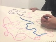 ASMR bad graffiti girl tests markers 16/16