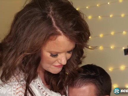 What a mess...all over Rose's face!