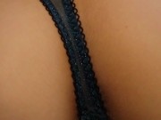 夏の暑い夜にTバックでヨガをしている妻にイタズラ。 13/16