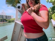 Charlie Cooper: Outdoors Playing With Her Big Boobs and Pussy 1/16