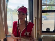 Asian Pizza Delivery Girl Fucked by White Guy as a for No Change 1/16