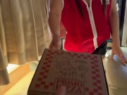 Asian Pizza Delivery Girl Fucked by White Guy as a for No Change 2/16