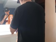 Delicious fuck on all fours to my girlfriend's pussy, I fill her with milk. 15/16