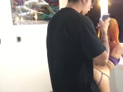 Delicious blowjob on my cock at my stepdad's house 15/16