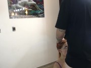 Delicious blowjob on my cock at my stepdad's house 2/16