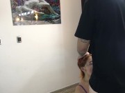 Delicious blowjob on my cock at my stepdad's house 3/16