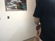 Delicious blowjob on my cock at my stepdad's house 4/16