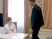 Lesbian woman discovers blowjob is fun Sata Jones 6/16