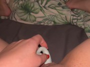 Playing with my wet pussy 10/16