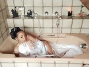 Playing in bathroom 5/16