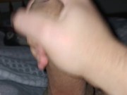 Cumshot in the night with moan 13/16