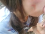 Zombie Girl Found in the Forrest Gives a Deepthroat Blowjob and Cum Suck 12/16