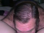 Chubby Girl Gets Her Sexy Pussy Eaten and Teased During Belly Play 14/16