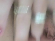 Fingering and rubbing clit 12/16