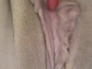 Fingering and rubbing clit 13/16