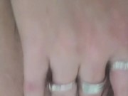 Fingering and rubbing clit 8/16