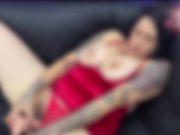 Despues de llegar de fiesta necesito sentir mi enorme consolador en mi coño rosado y caliente! 15/16