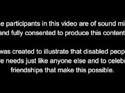 Motion + Lotion = fun time for disabled man 16/16