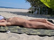 Секс кемпинг на общественном пляже в Германии (часть 1) 2/16