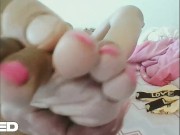 BEST TOES SEXY FEET PINK NAIL POLISH FETISH 8/16