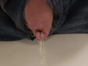 Pissing in the kitchen