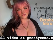 Anonymous Confessions October Intro - Public Exposure Homewrecker Humiliation Game 4/16