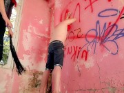 This slave is getting flogged for his disobedience. 13/16