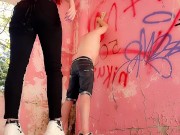 This slave is getting flogged for his disobedience. 4/16