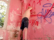 This slave is getting flogged for his disobedience. 5/16