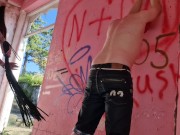 BDSM Punishment of a Disobedient Slave. Scream, but No One Will Hear You Here