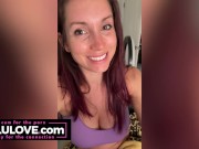 Big boobs babe shares behind porn scenes peek of candid real life storm prep, talk show hosting, bath time & more - Lelu Love 13/16