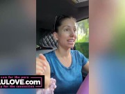 Big boobs babe shares behind porn scenes peek of candid real life storm prep, talk show hosting, bath time & more - Lelu Love 9/16