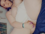 BBW talking dirty and squirting on toy 1/16