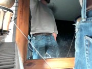 relaxing and stanmding there